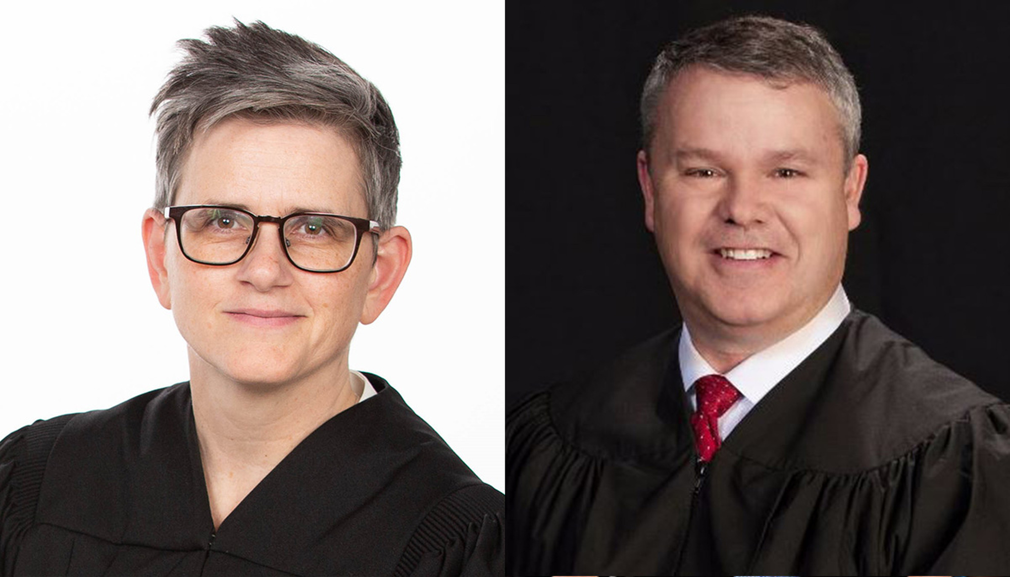 Judge Mary Marubio, Circuit Court of Cook County; and Judge Clint Hull, 16th Judicial Circuit
