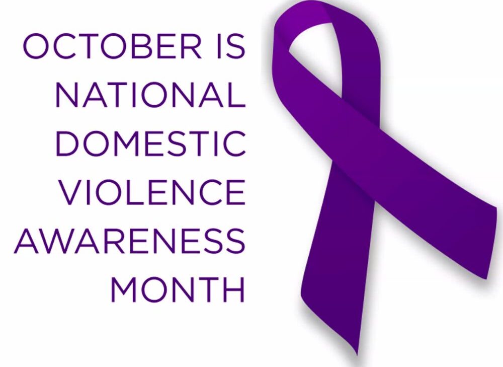 October is national domestic violence awareness month